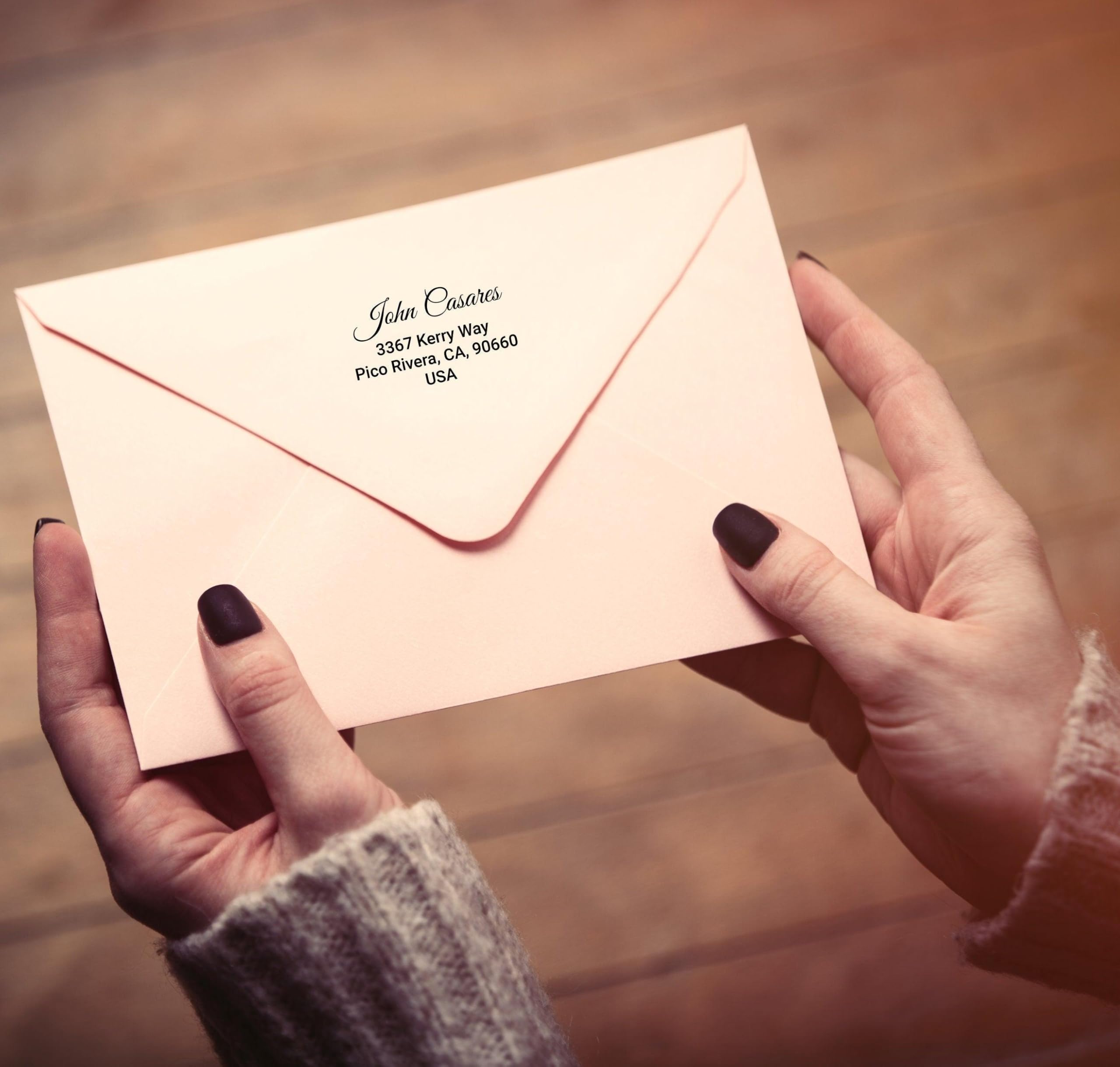 Etichette personalizzate per indirizzo di ritorno - etichette personalizzate per spedizioni postali 225/lucida trasparente
