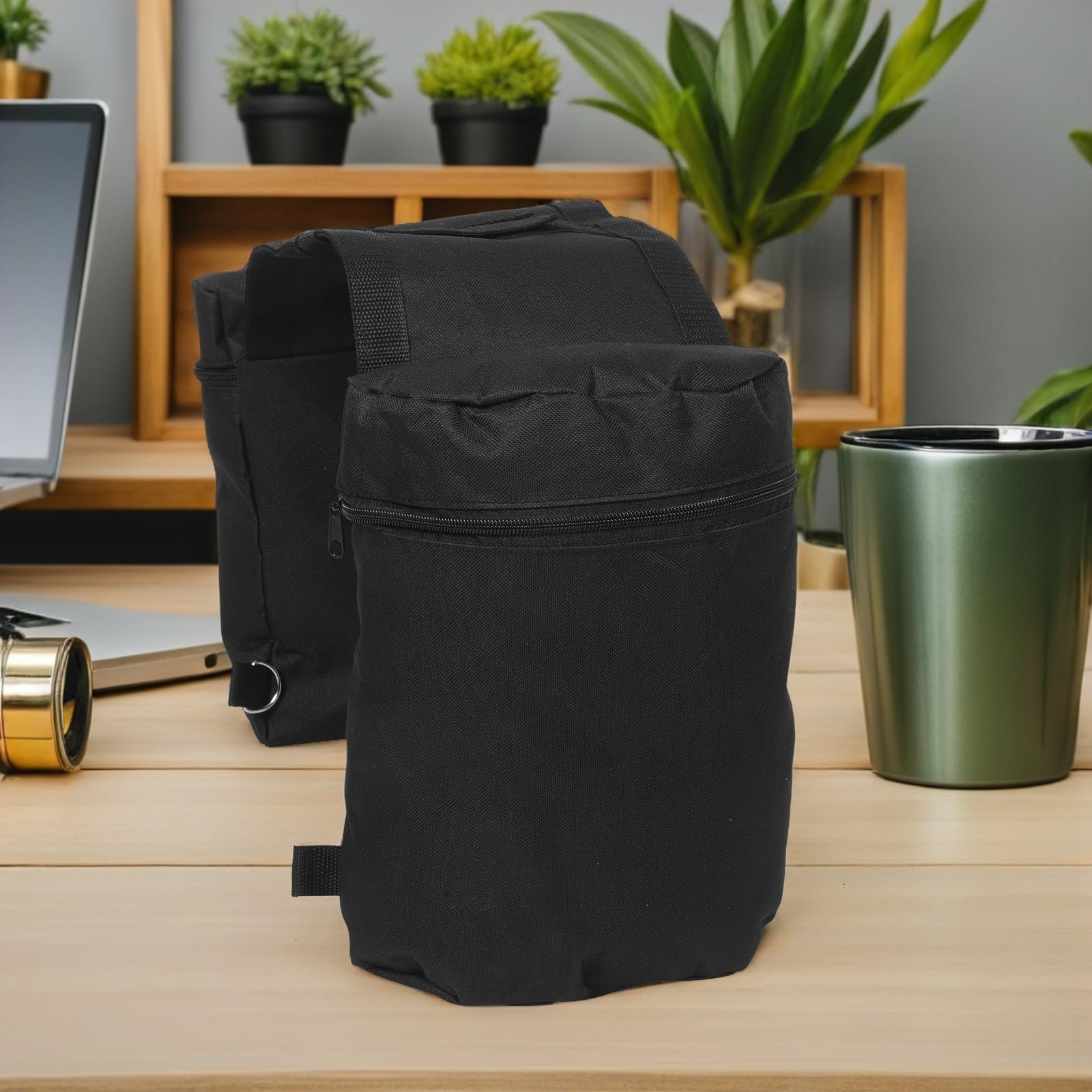 SOLUSTRE Borsa da Sella per Bicicletta Oxford 600d Scomparti Organizzati e Sgancio Rapido per Ciclismo Outdoor e Viaggi