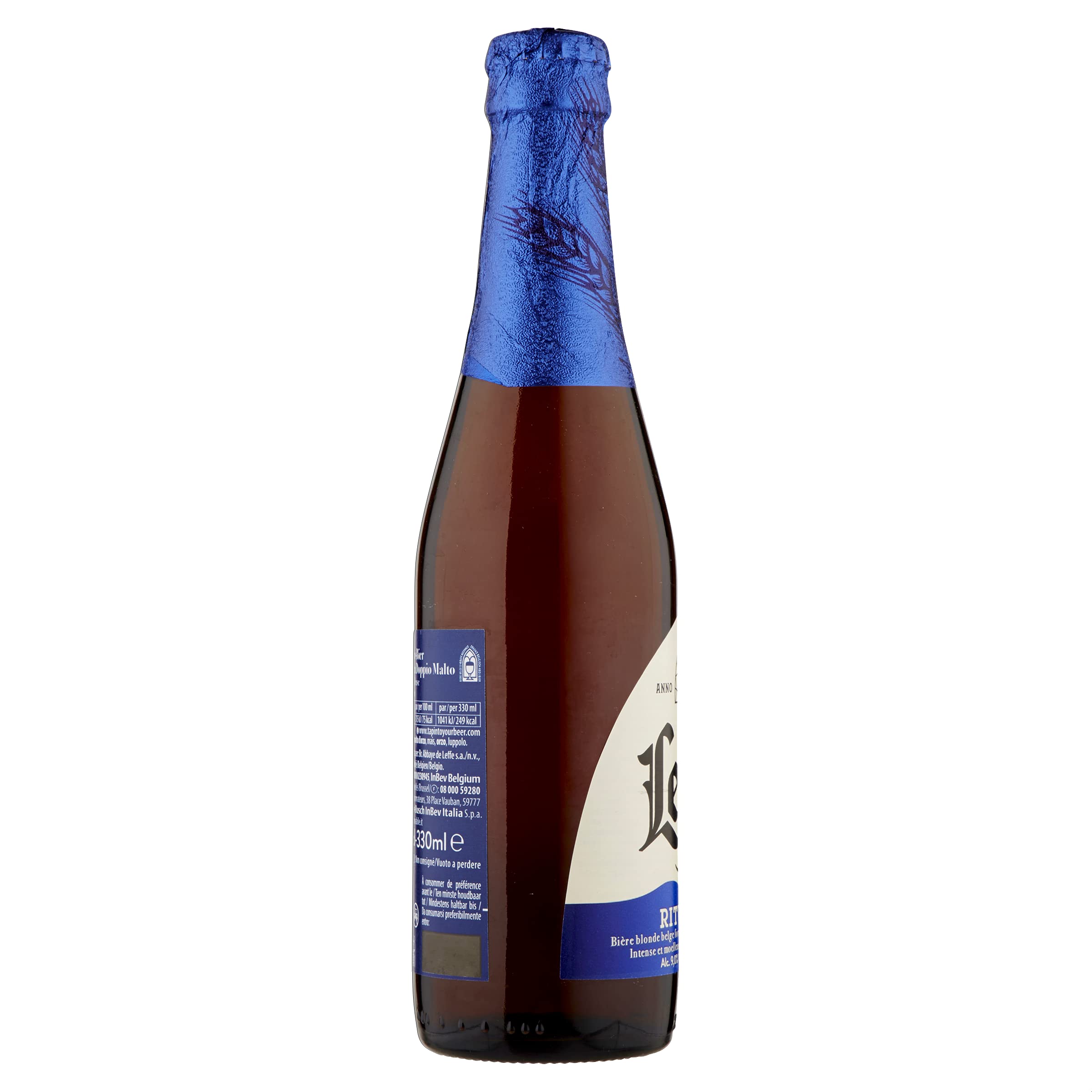 Leffe Rituel 9 Birra d'Abbazia, Bottiglia - Pacco da 24 x 330 ml