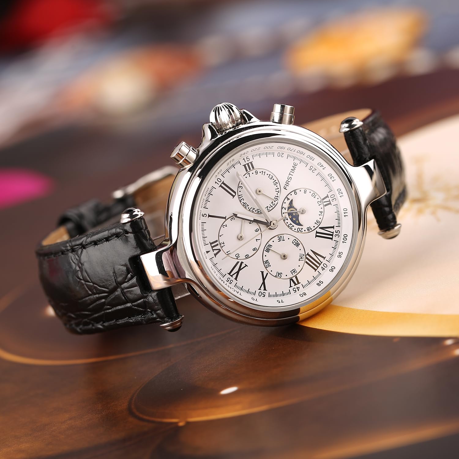 BERNY Automatikuhr Für Männer Mechanische Selbstaufziehende Armbanduhr 3ATM Wasserdicht Multifunktionales Zifferblatt Super Leuchtend Mode Uhren