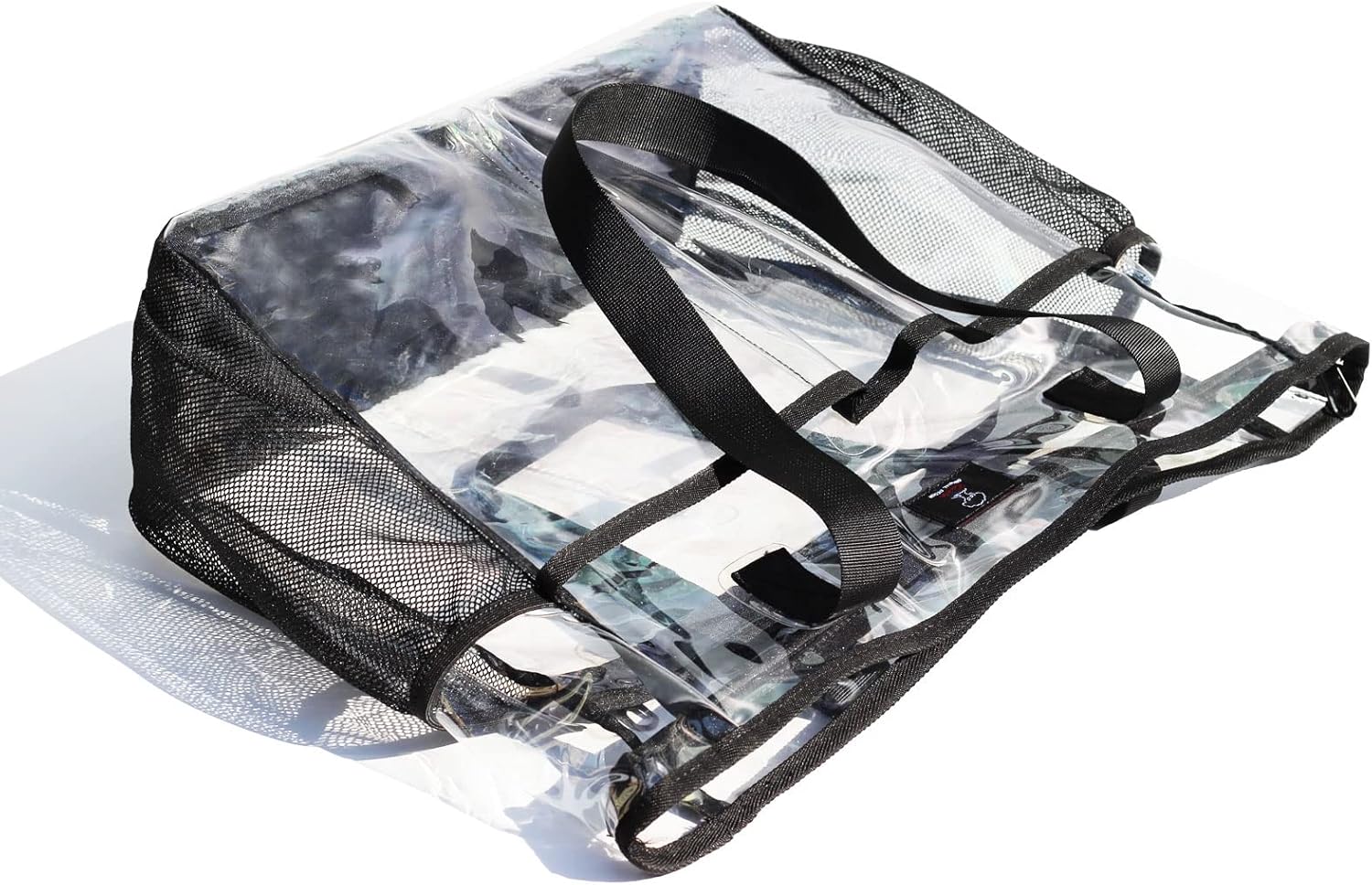 ESVAN Clear Tote bags Stadium Approved Security Travel Gym See Through Bags for Work Sports Concerts Travel Beach - Image 4