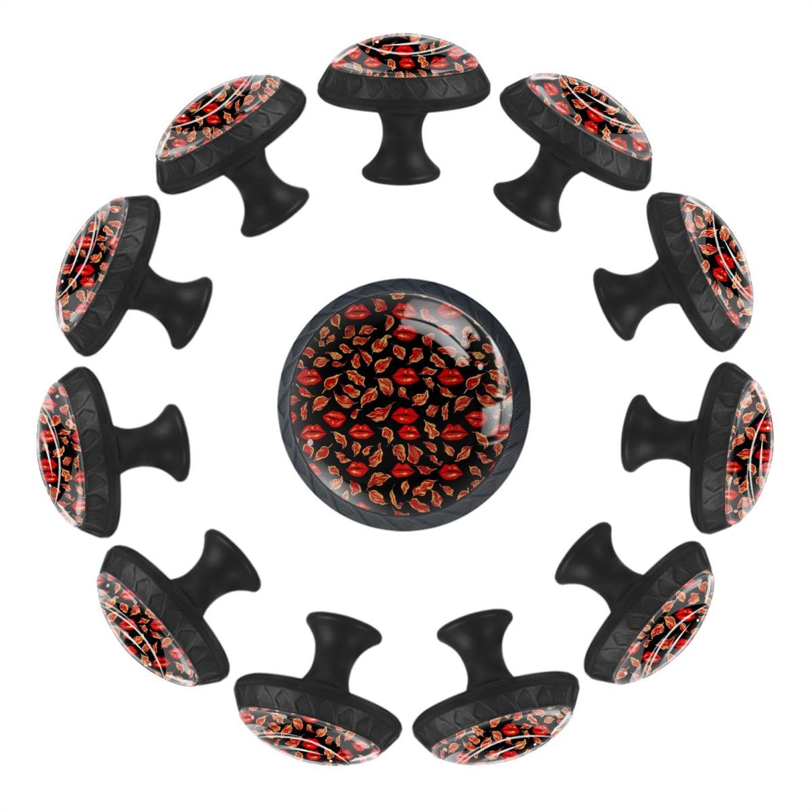 Boutons de tiroir ronds transparents pour rénover facilement une armoire ou un placard terne