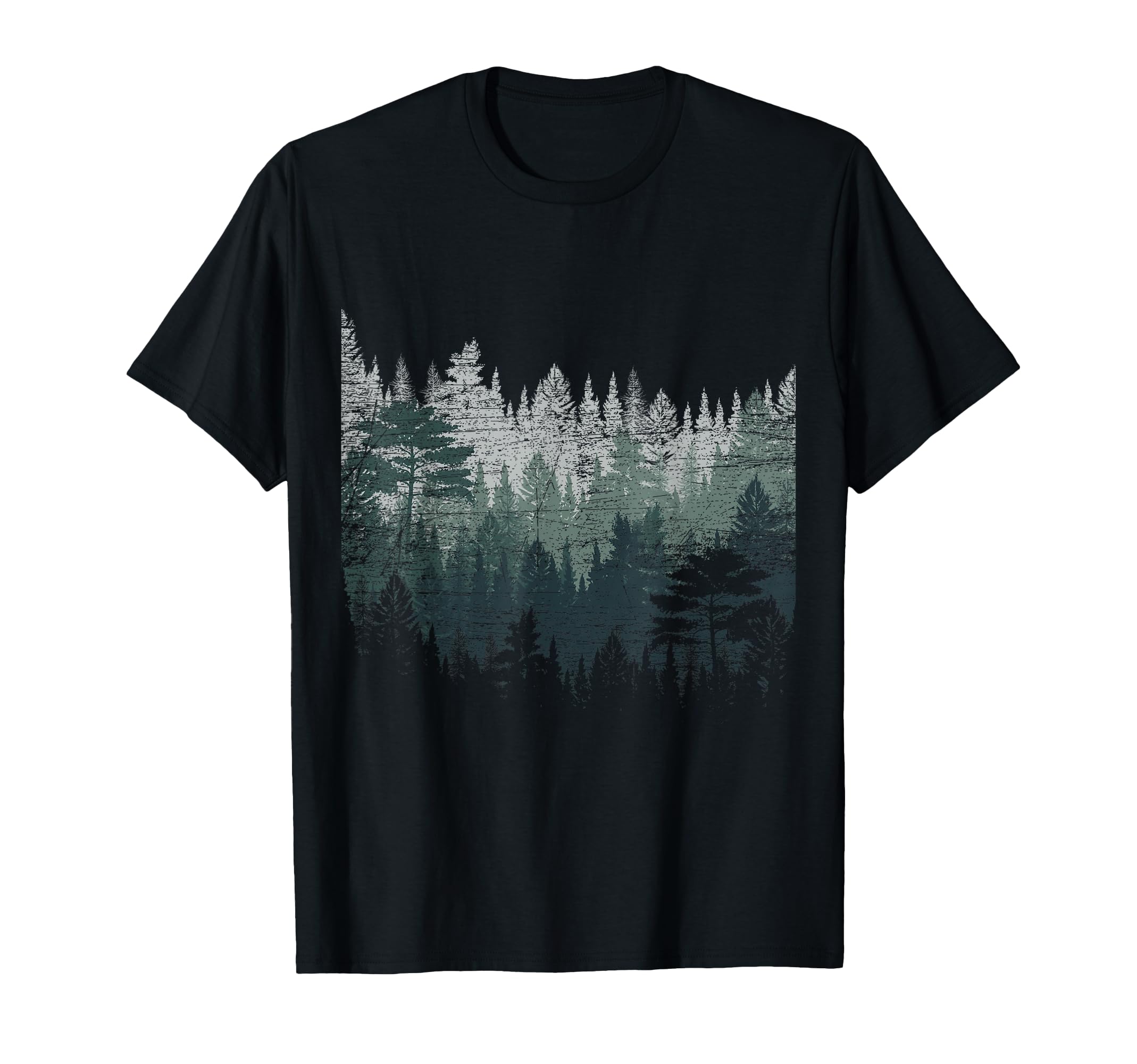 Night Nature Wildlife Trees Outdoor Forest T-Shirt Small