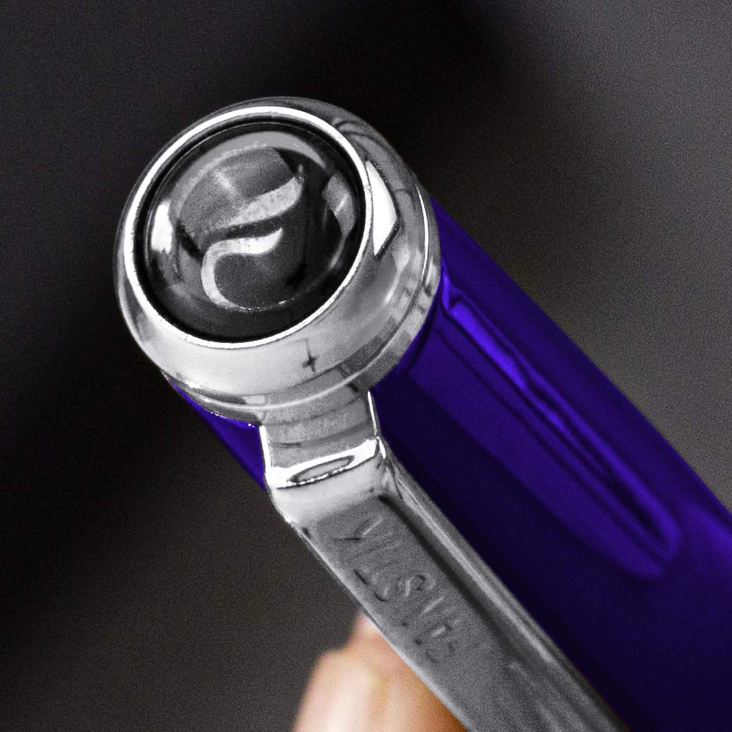 Blue Luxury ballpoint Pen, fancy gift set for women, Chrome Finish, Professional executive pen gift set for men (Lux BallPoint Blue) - Image 6