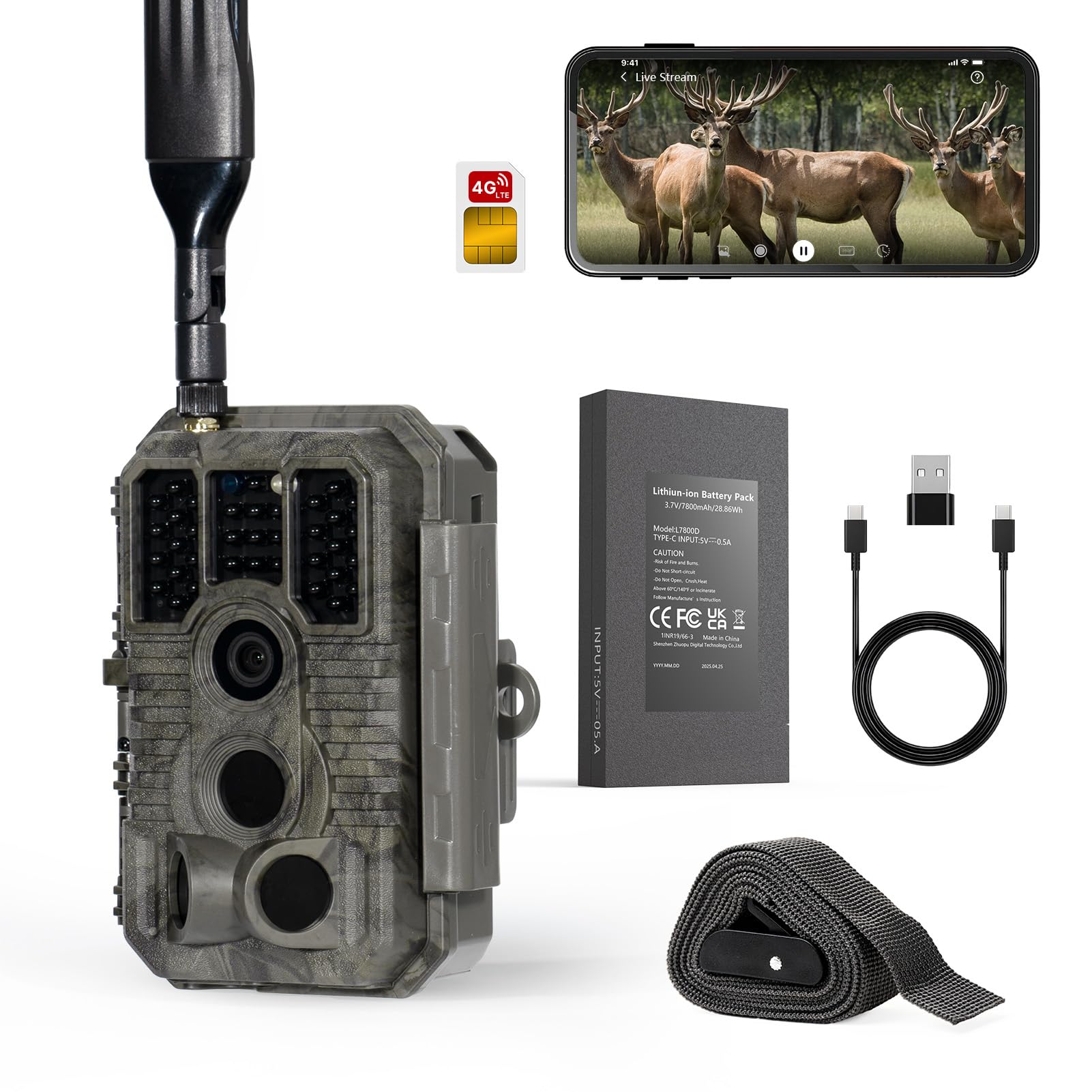 Amazon.com: GardePro X60 Pro Max 2025 Cellular Trail Camera – 32GB