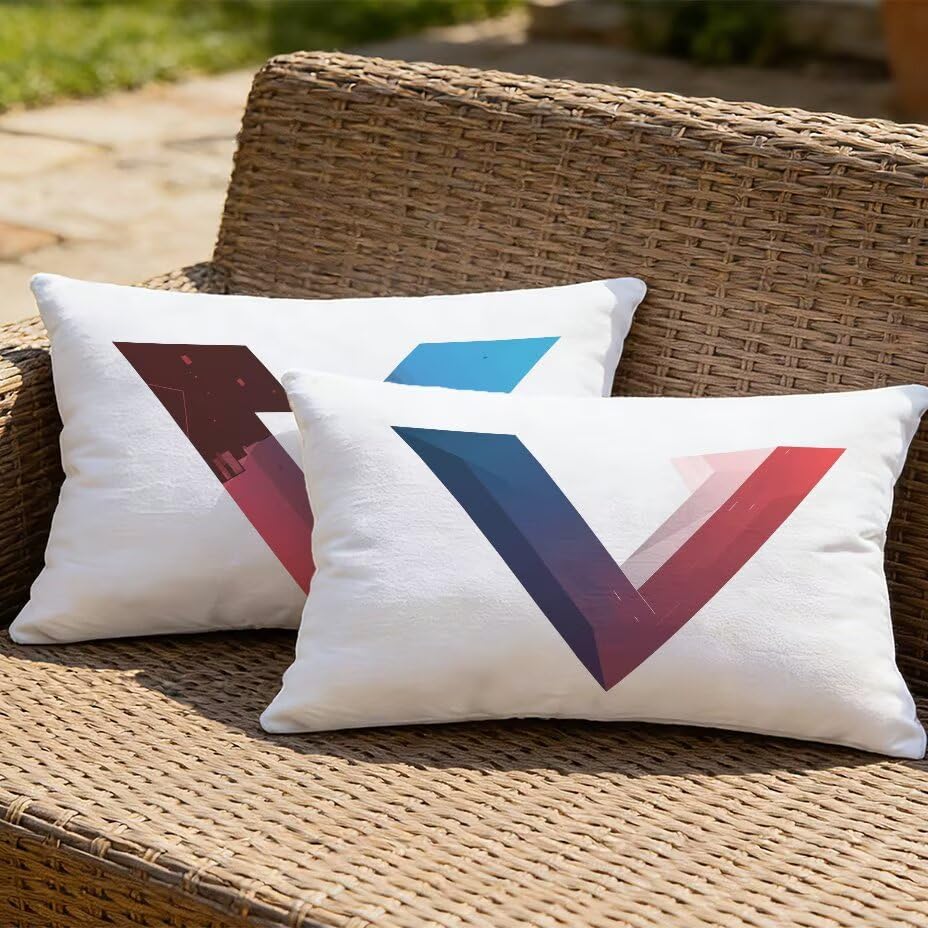 Housses de coussin de jardin 80x100 cm imperméables M-P978 blanc