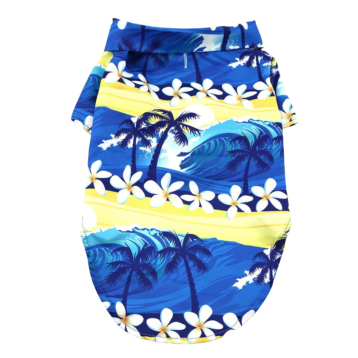 Chemise de camp hawaïenne Attraper les vagues DOGGIE DESIGN taille S pour petit chien