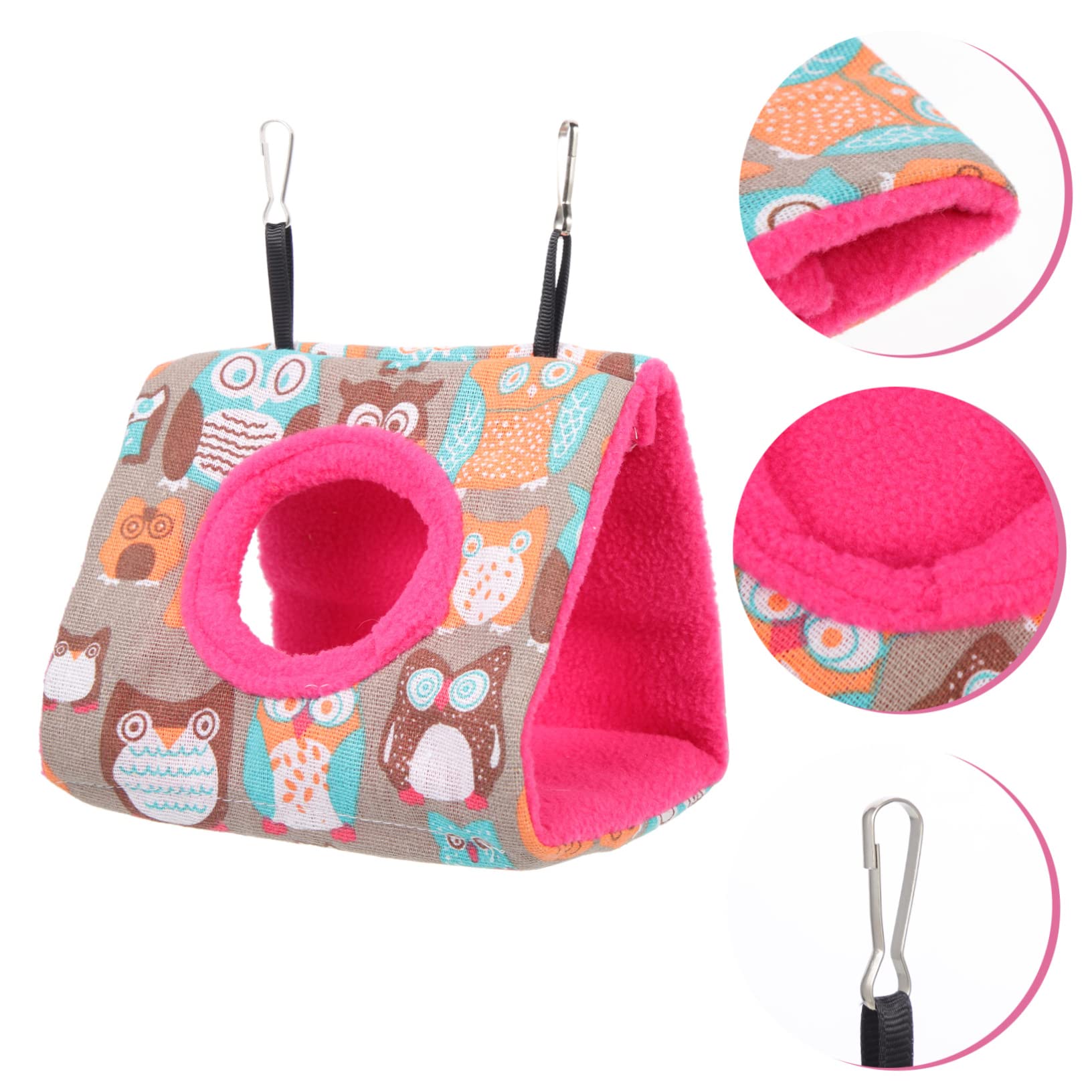 BESPORTBLE 5pezzi Hammock per Pappagalli Resistente all Nido Comodo per Parrocchetti e Uccelli di Piccole Facile da Appendere Design Portatile e Accogliente Decorazione per Casa e Atmosfera