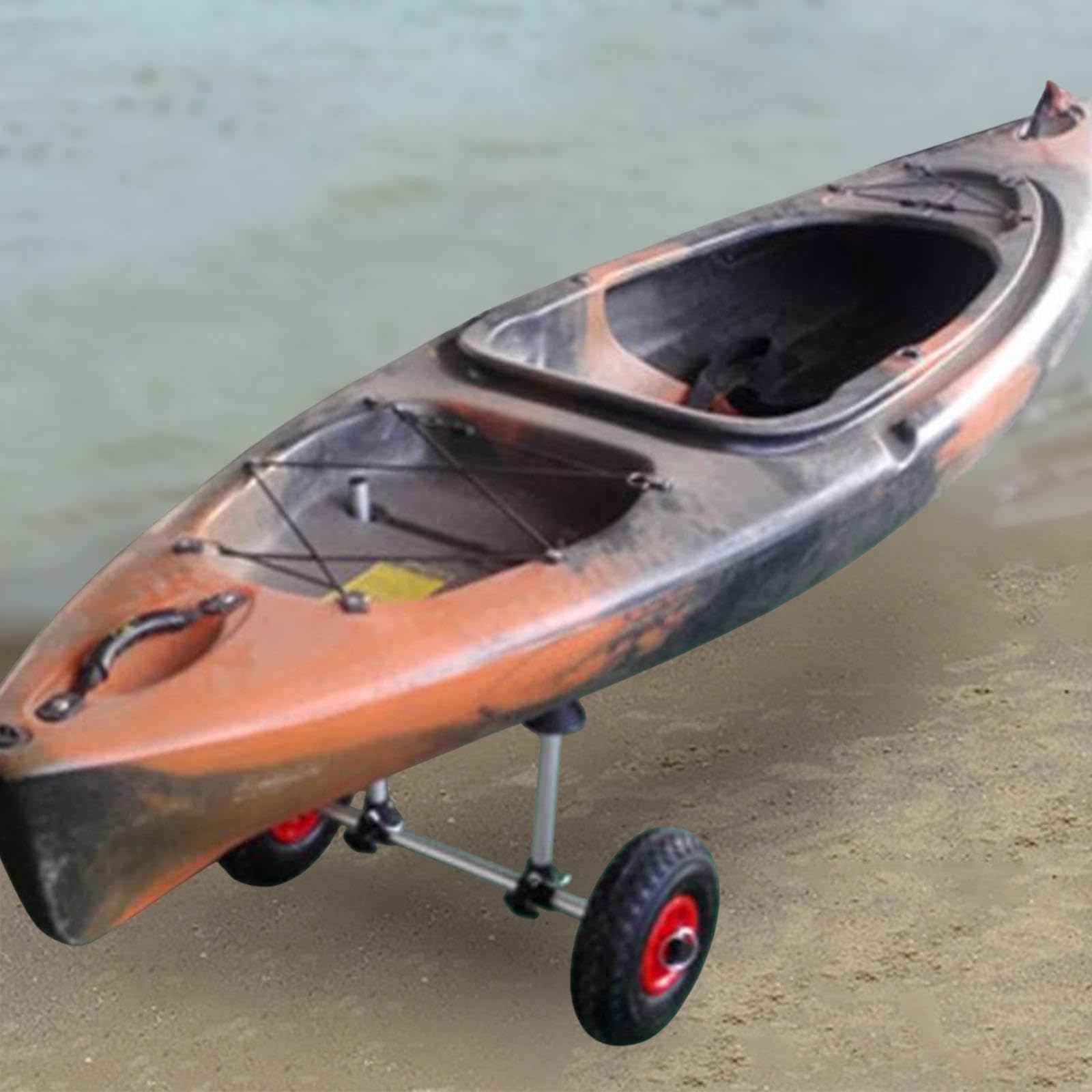 Carro para Kayak, Carrito para Kayak, Carro de Transporte, Kayak Autovaciable con Ruedas