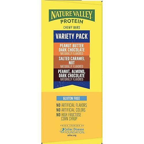 Miniatura 6 de Nature Valley Barras masticables de granola paquete variado de proteínas sin gluten 213 onzas 15 unidades