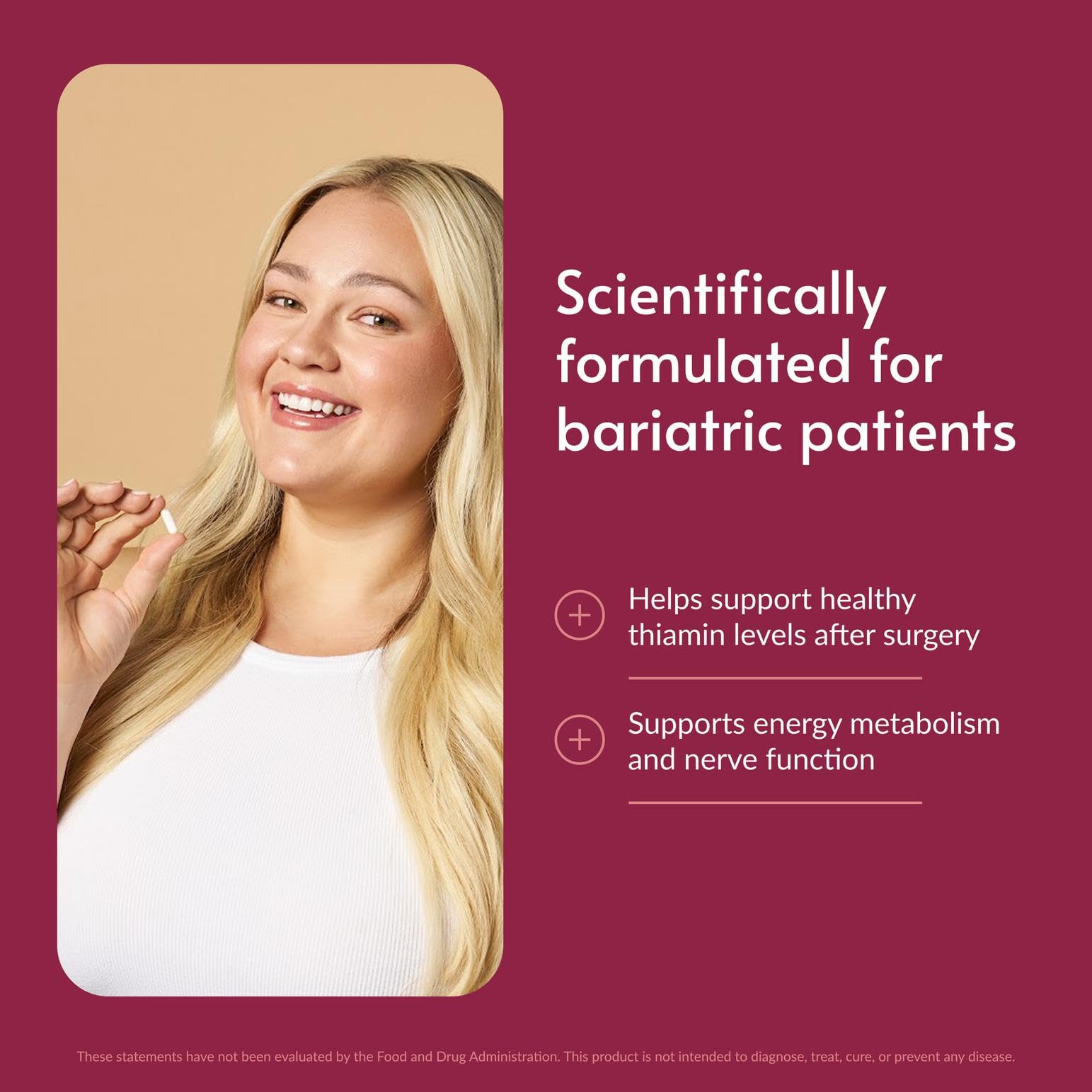 Bariatric Advantage Vitamin B1 Thiamin, 90 Count — Amazon image 2