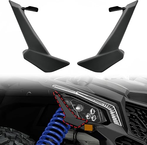 Miniatura 1 de SAUTVS Cubiertas de faros delanteros izquierdo y derecho para Can Am X3, bisel para faros delanteros Can-Am Maverick X3 XDS XRS Max Turbo R