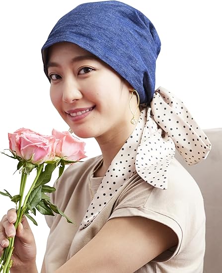 Amazon 医療用帽子 ケア帽子 かわいい おしゃれ 冬 カツラやウィッグ着用時も 脱毛 外出用 室内 癌 お洒落 レディース 抗がん剤 治療 スカーフ Magique Hat Audrey Luxe スカーフ型リバーシブル Denim Dots インディゴブルー ニット 通販 Amazon 医療用帽子 ケア帽子 かわいい おしゃれ 冬 カツラやウィッグ着用時も 脱毛 外出用 室内 癌 お洒落 レディース 抗がん剤 治療 スカーフ Magique Hat Audrey Luxe スカーフ型リバーシブル Denim Dots インディゴブルー ニット 通販