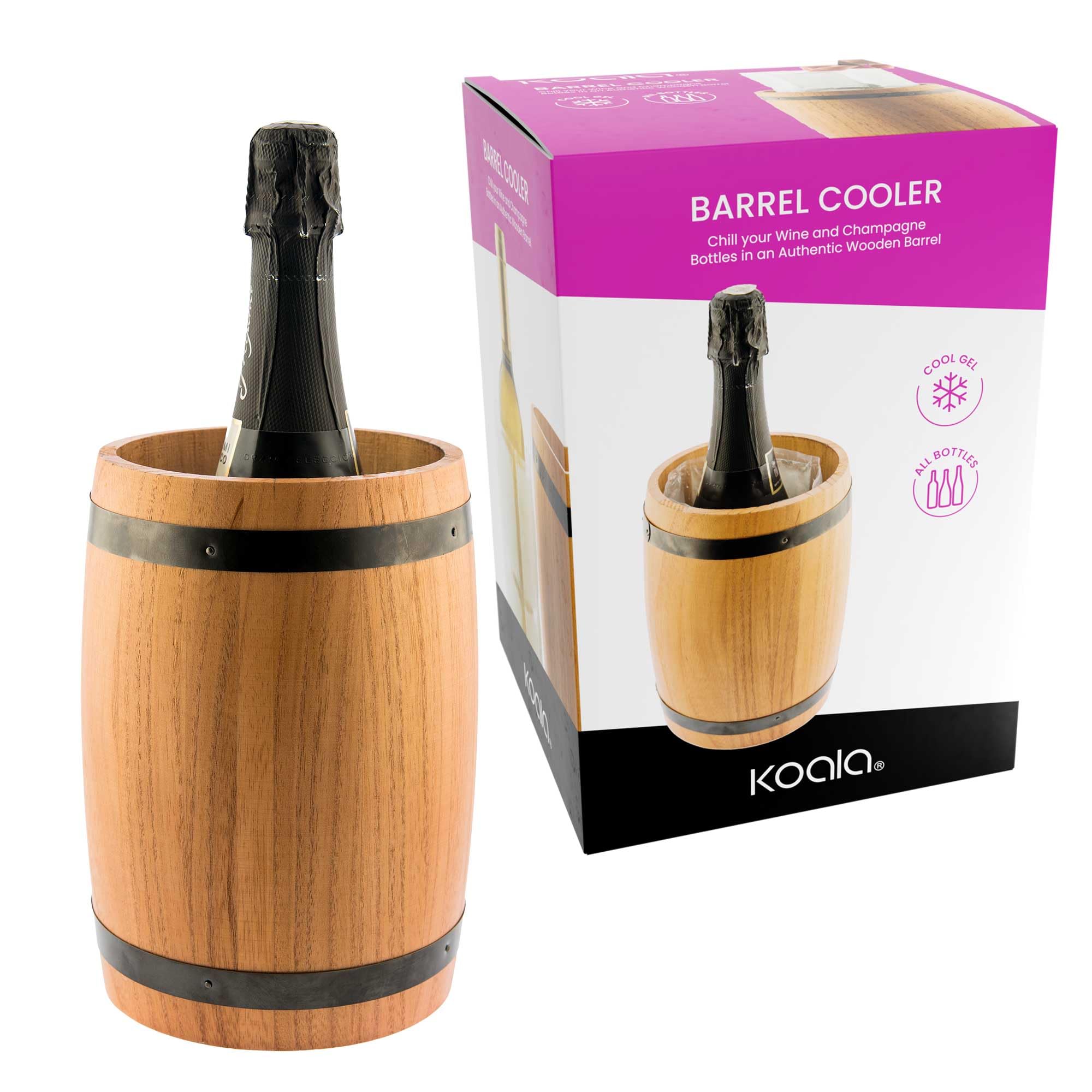 KOALA Barrel Cooler® Enfriador de Vino de Madera