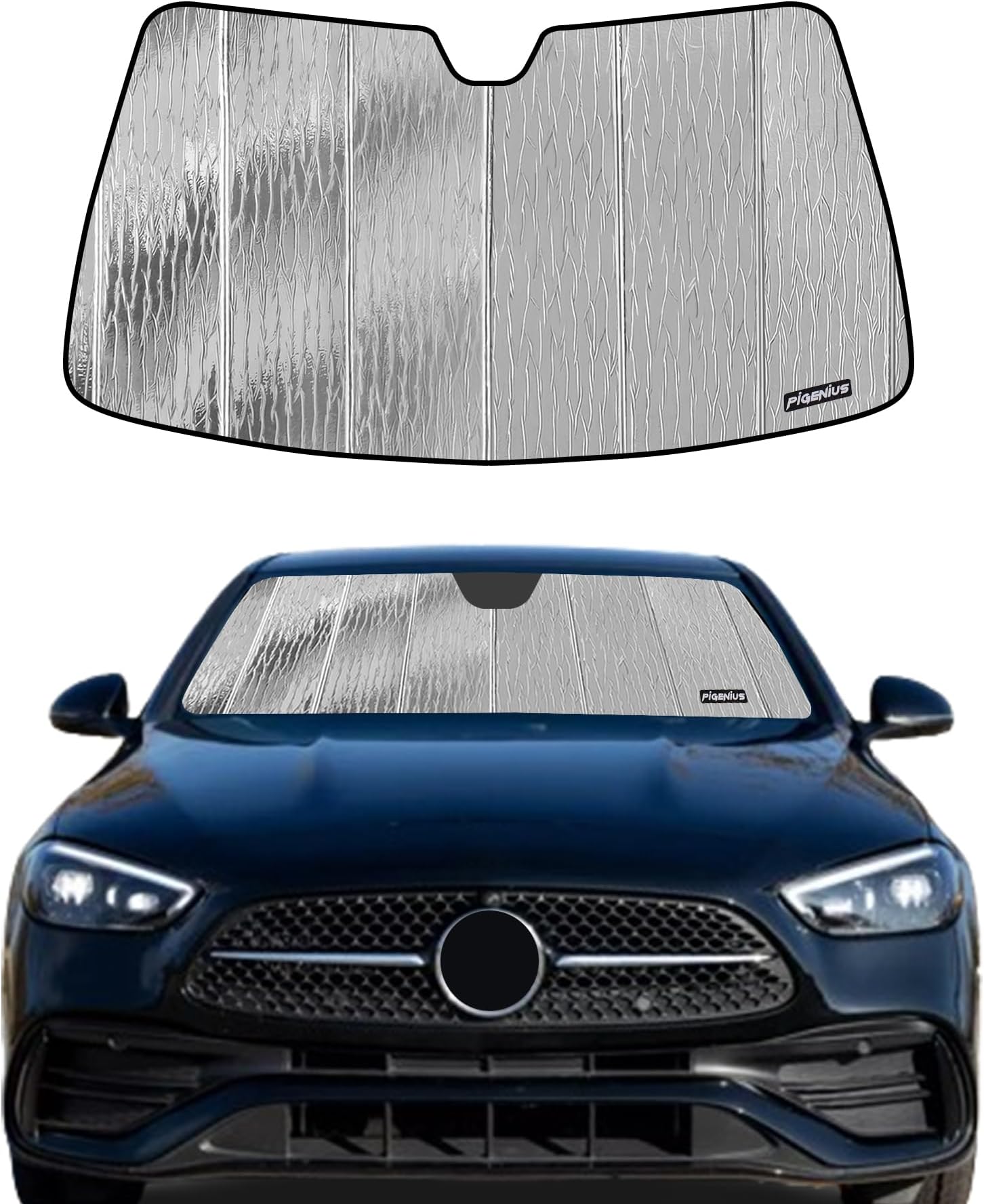 Front Car Windshield Sun Shade Compatible with 20082014