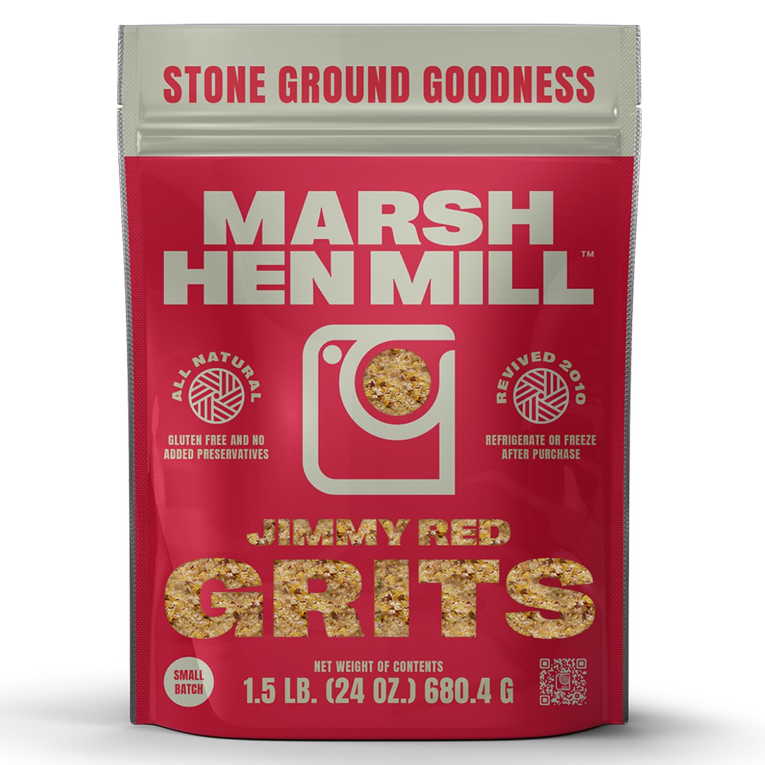 Amazon.com: Marsh Hen Mill Jimmy Red Grits Pure, Gluten Free Old