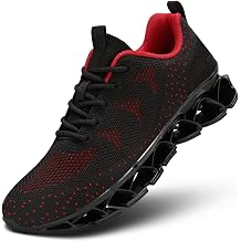 Mens Walking Shoes Blade Non Slip Fashion Sneakers Breathable Mesh Soft Sole Casual Athletic Running Sport Shoes