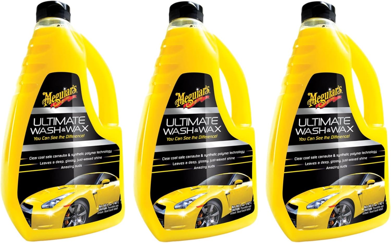 Meguiars G17748 Ultimate dJVgs Wash and Wax, 48 Ounce (3 Pack)