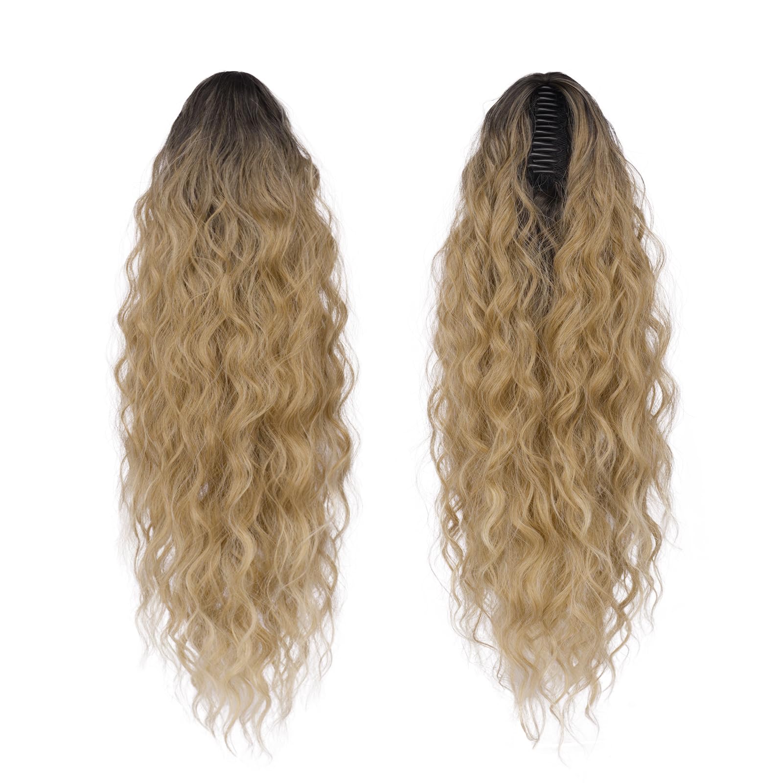 FESHFEN Claw Clip Ponytail Extensions - Image 2