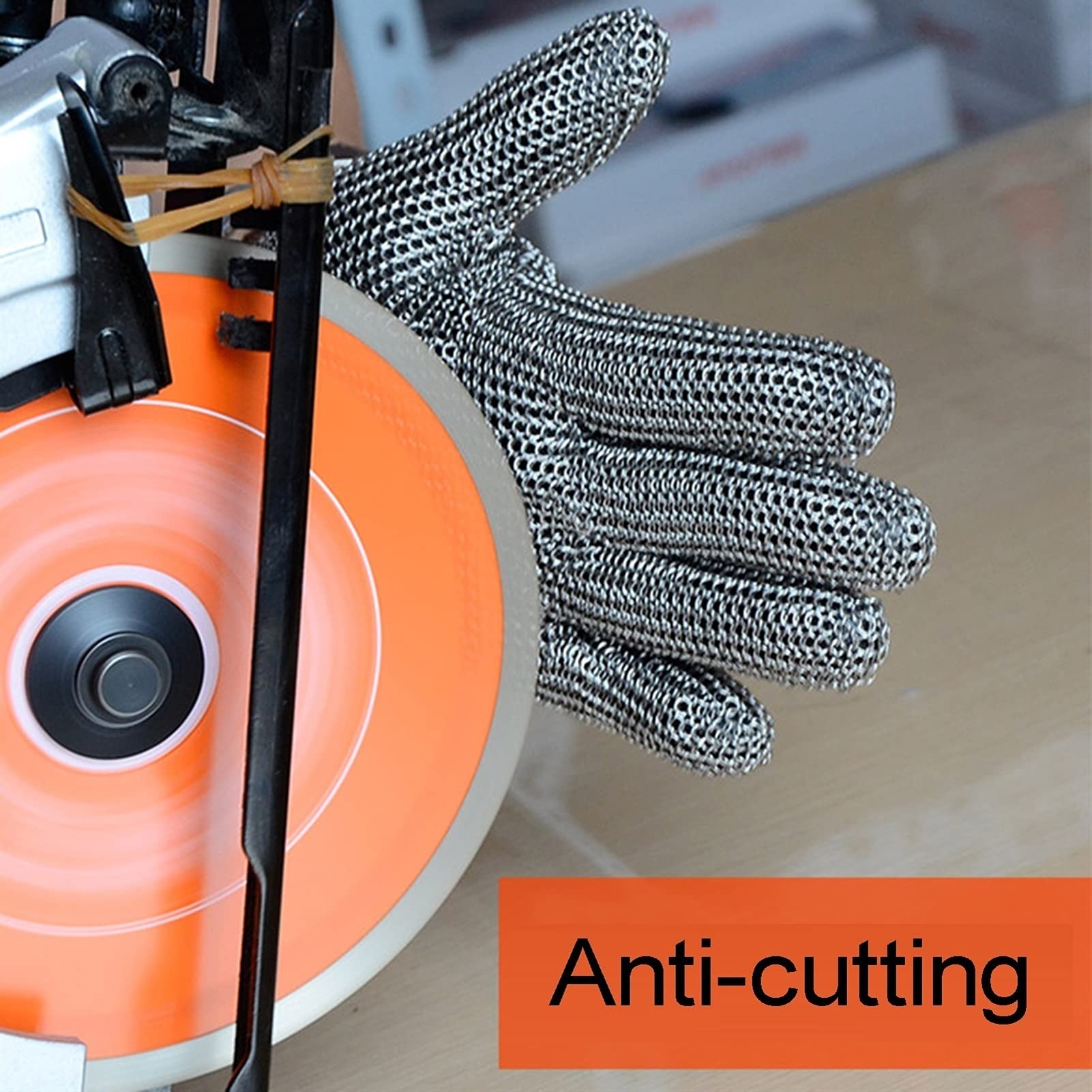 Amazon.co.jp: 作業用手袋 安全作業用手袋、 耐切断性のステンレス鋼