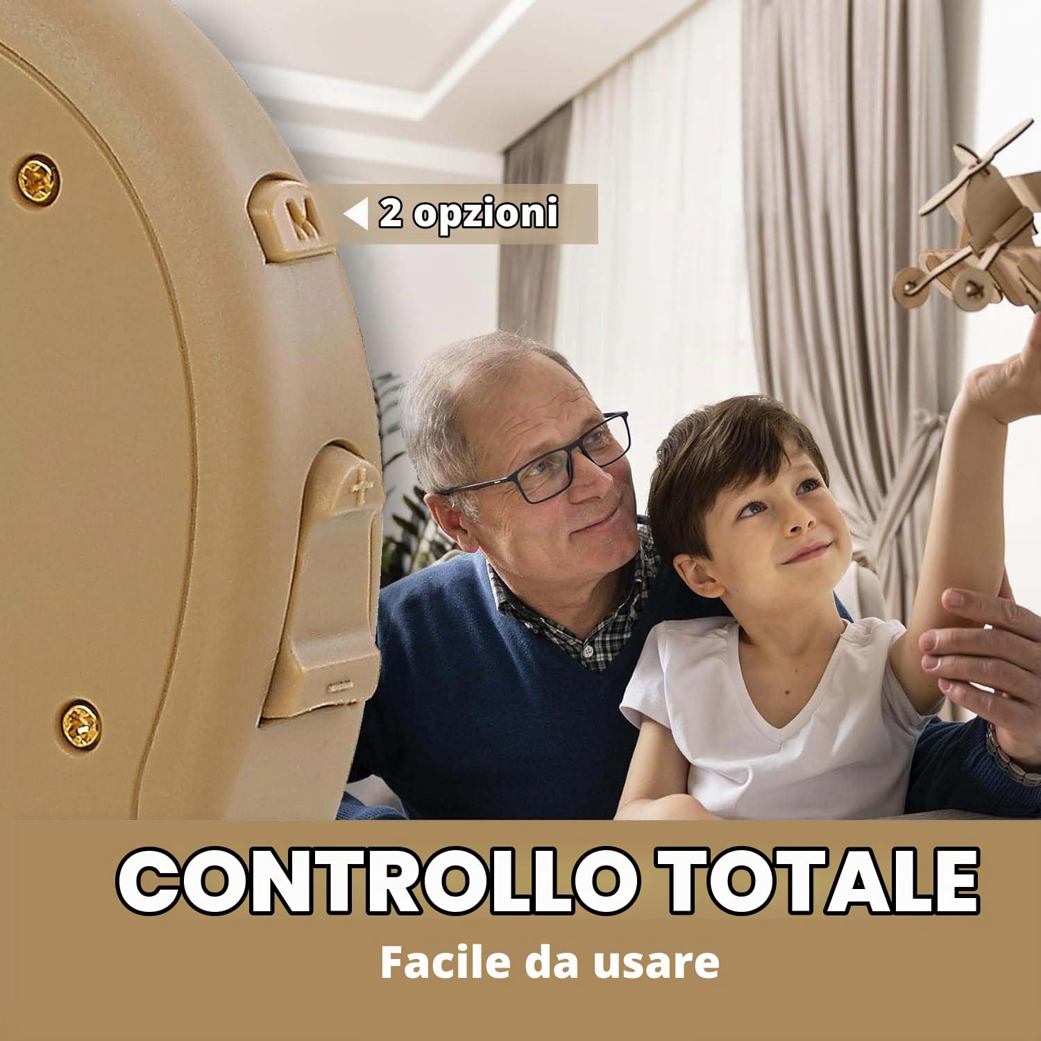MEDca Digital BTE Hearing Personal Sound - Perfetto per uomini e donne