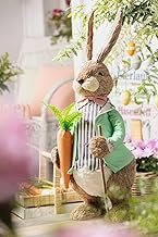 Dekoleidenschaft Large Mr Rabbit Figurine 75 cm High, Easter Bunny, Easter Decoration, Rabbit Decoration