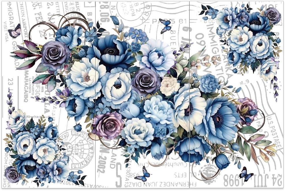 OLYCRAFT 3 Pcs/Set Lavande Abeille Rub Sur Transferts Pour