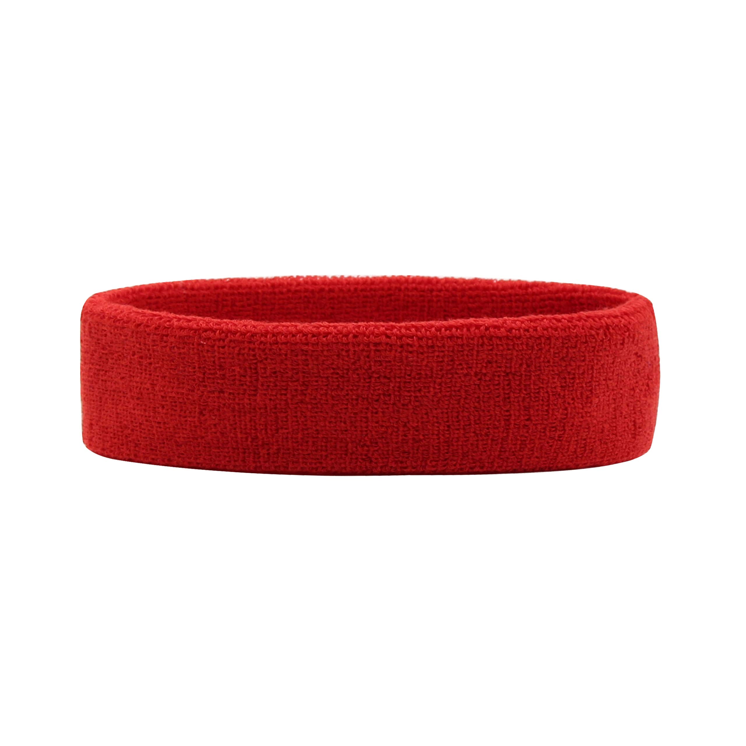 Hanerdun sports headband, women men sweatbands, cotton terry, for running, biking, jogging, tennis, football — image 1