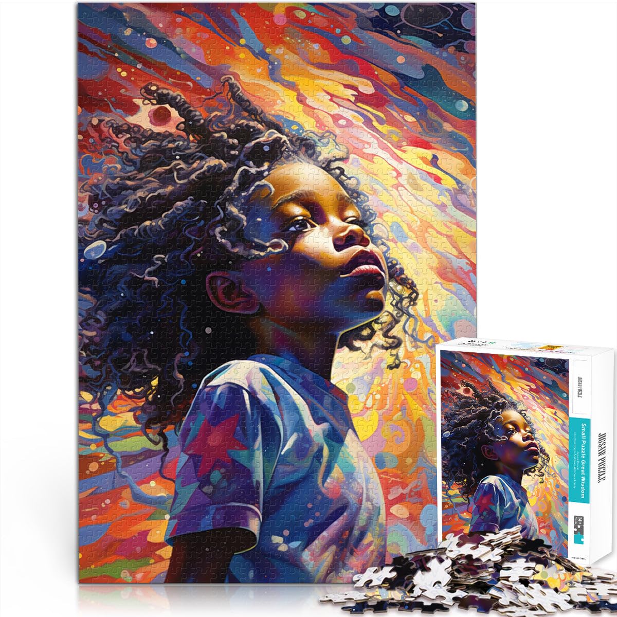 puzzles for adults 1000 pieces and lovely Precision Cut Jigsaw Puzzle 50x70cm Suitable for desktop decoration for teenager 14+ — image 1