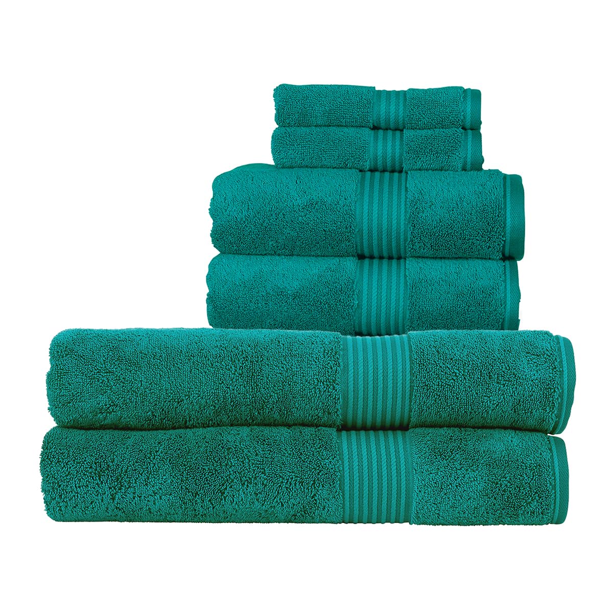 Christy Supreme Hygro 2 Hand Towels Set | Blush Pink | 100% Luxury Supima Cotton | Ultra Soft | Super Absorbent | 650GSM | Plush and Long Lasting — view 26