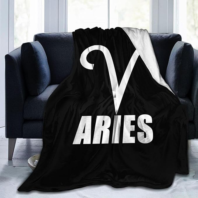 Aries Sign Ultra-Soft Micro Fleece Blanket 80