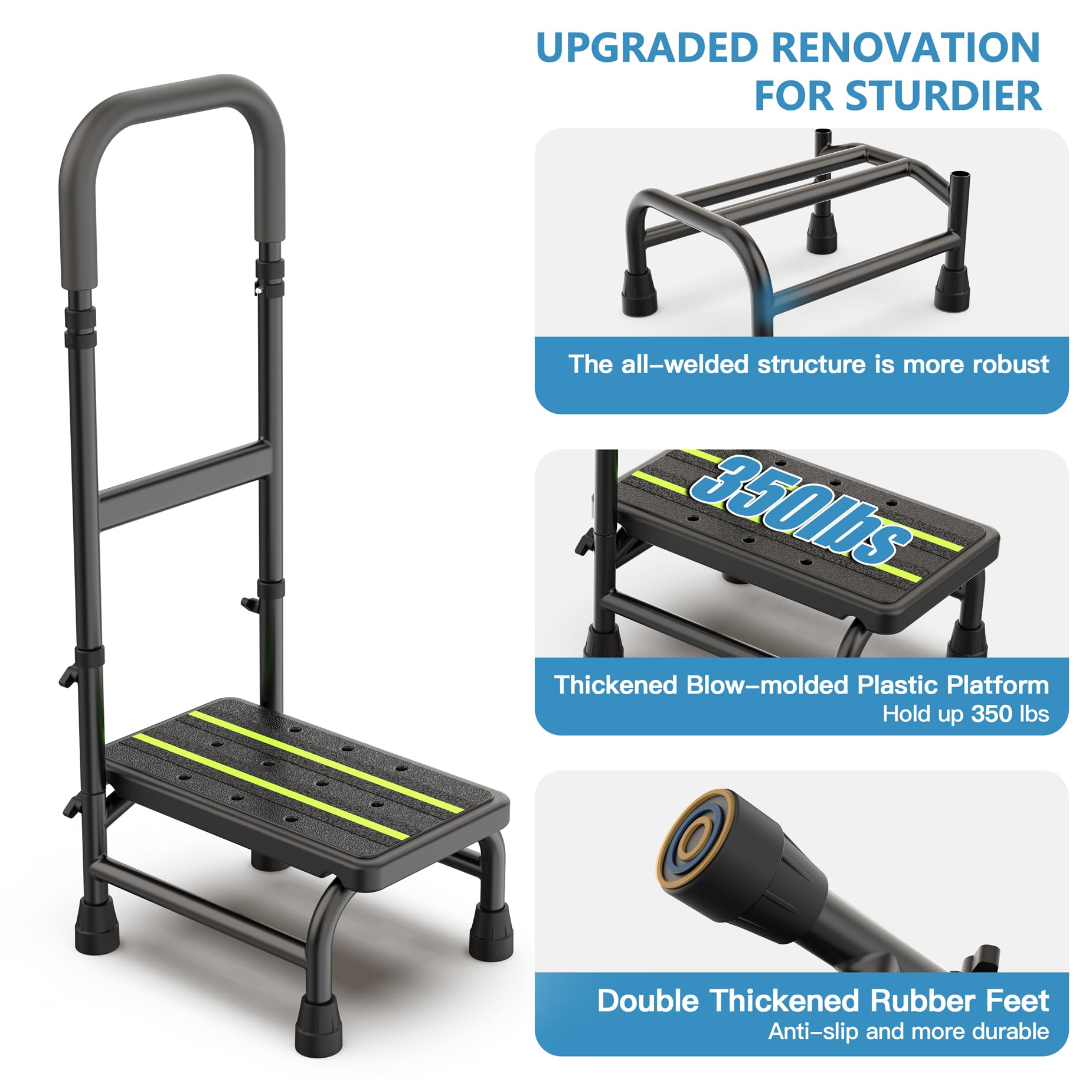 Amazon.com: Packve Step Stool with Handle for Elderly Adults, Non