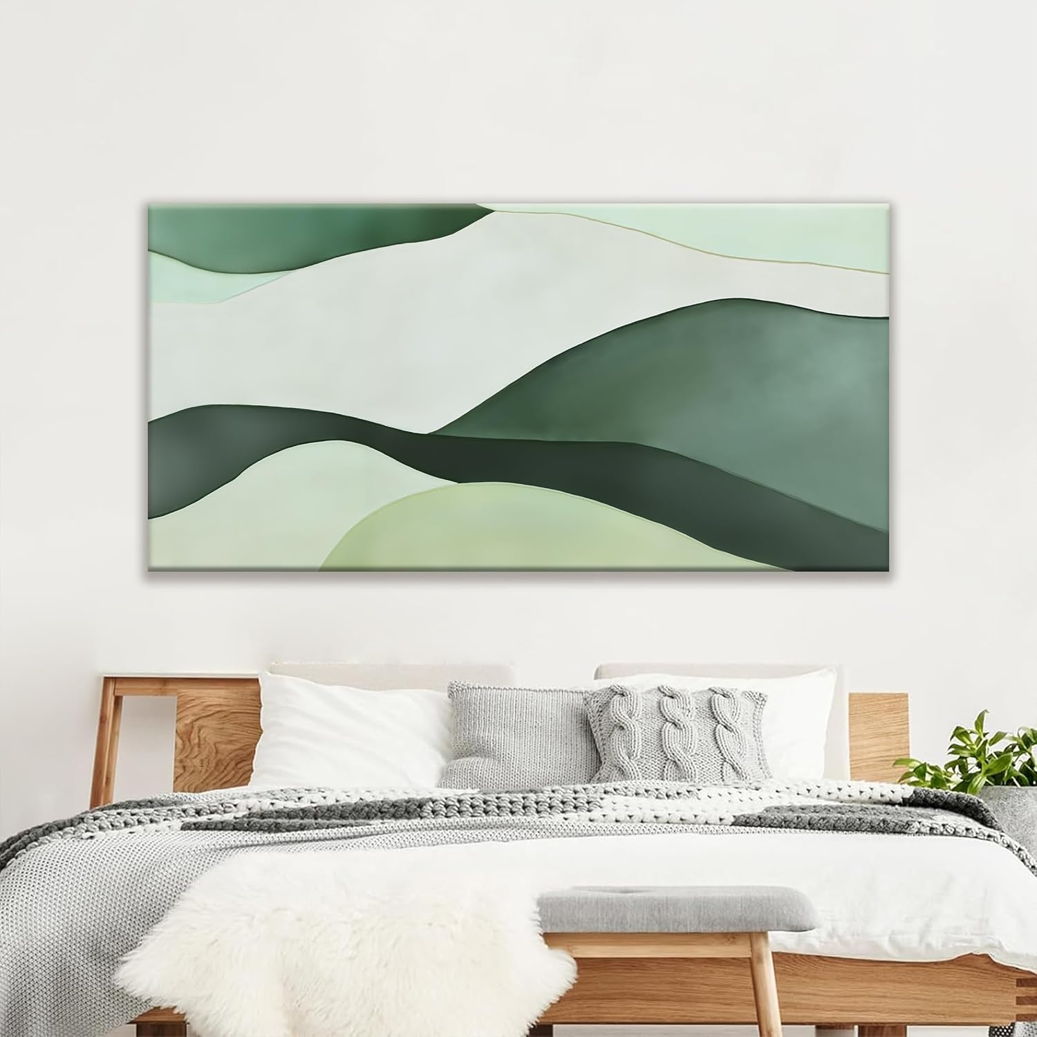 Suconvng Large Abstract Wall Art For Living Room Decor Green White Wall Art Irregular Shapes Painting Prints Minimalist Abstract Art Modern Canvas Art Wall Decor For Bedroom Kitchen Office 29 × 58 Suconvng Large Abstract Wall Art For Living Room Decor Green White Wall Art Irregular Shapes Painting Prints Minimalist Abstract Art Modern Canvas Art Wall Decor For Bedroom Kitchen Office 29 × 58