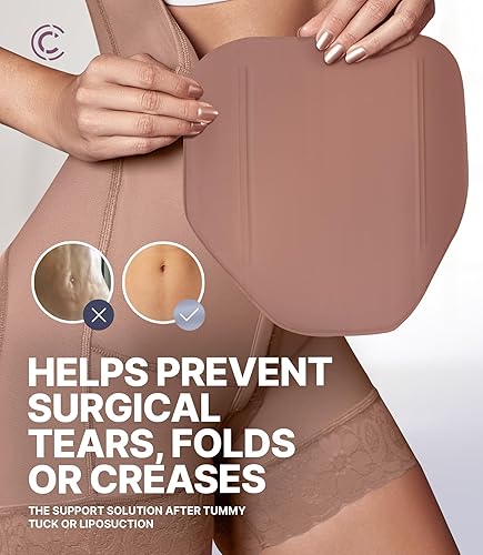Miniatura 4 de CURVEEZ Ab Board Liposucción poscirugía – Tabla abdominal para recuperación de abdominoplastia imprescindible – Tabla de espuma de lipo para aplanar