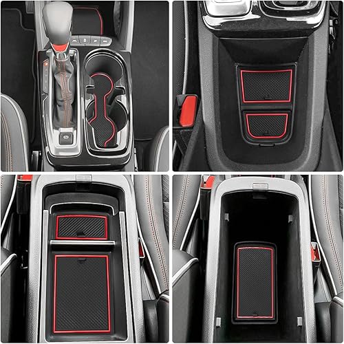 Auovo Alfombrillas antipolvo compatibles con Chevy Trailblazer 2021 2022 2023, almohadilla de ranura para puerta, decoración interior del automóvil,