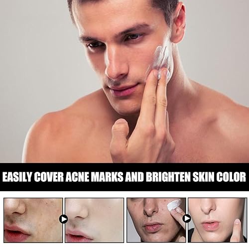 Miniatura 2 de Mancodes - Crema de maquillaje para hombre, crema facial de maquillaje para hombres, crema hidratante corrector Mancodes (1 unidad)