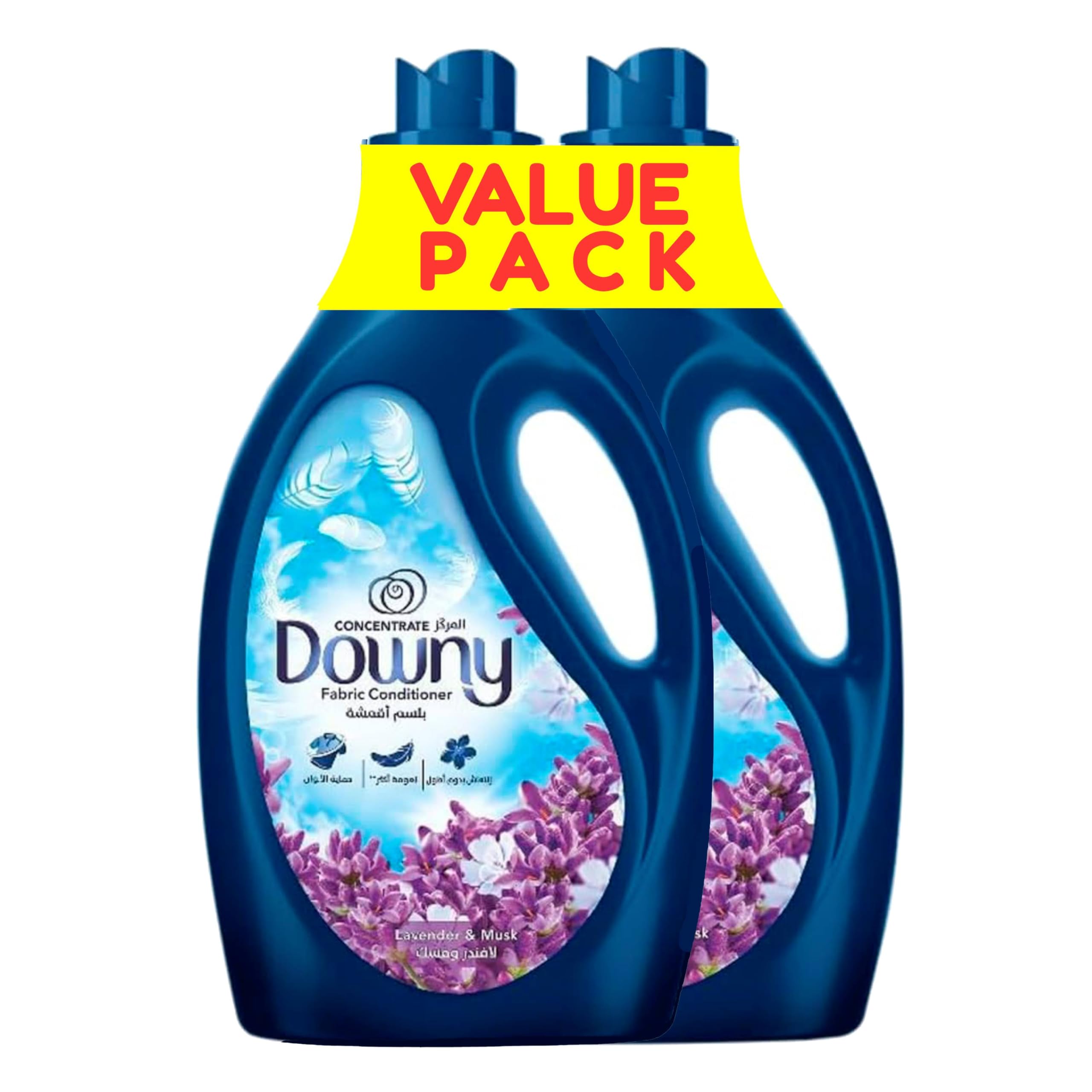 Fabric Conditioner, Concentrate, Lavender & Musk Variant, Color Protection, More Softness, Longer Lasting Freshness, Dual Pack (2X3L)