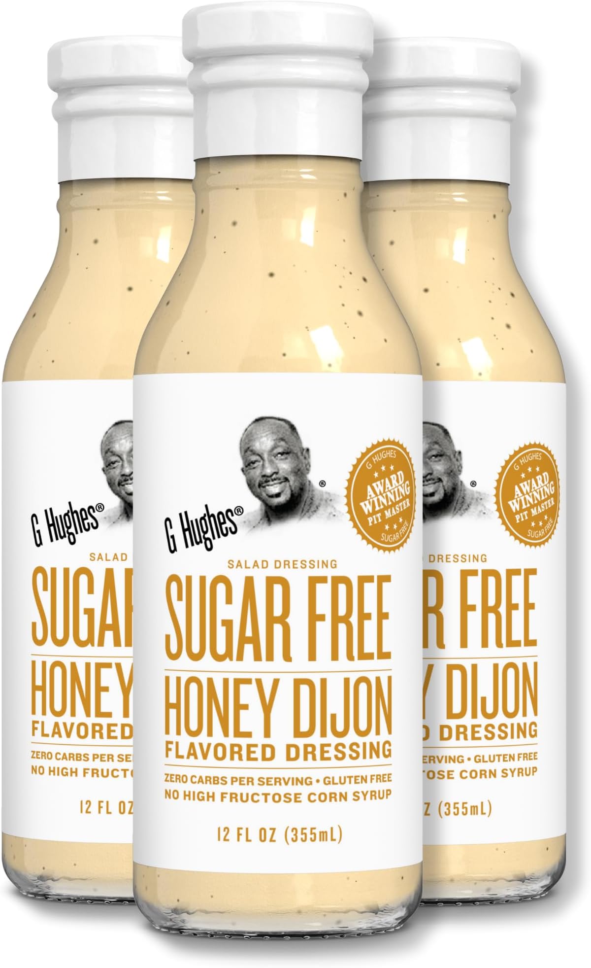 G. Hughes Sugar Free Salad Dressing Bundle including (Honey Dijon) - PACK OF 3