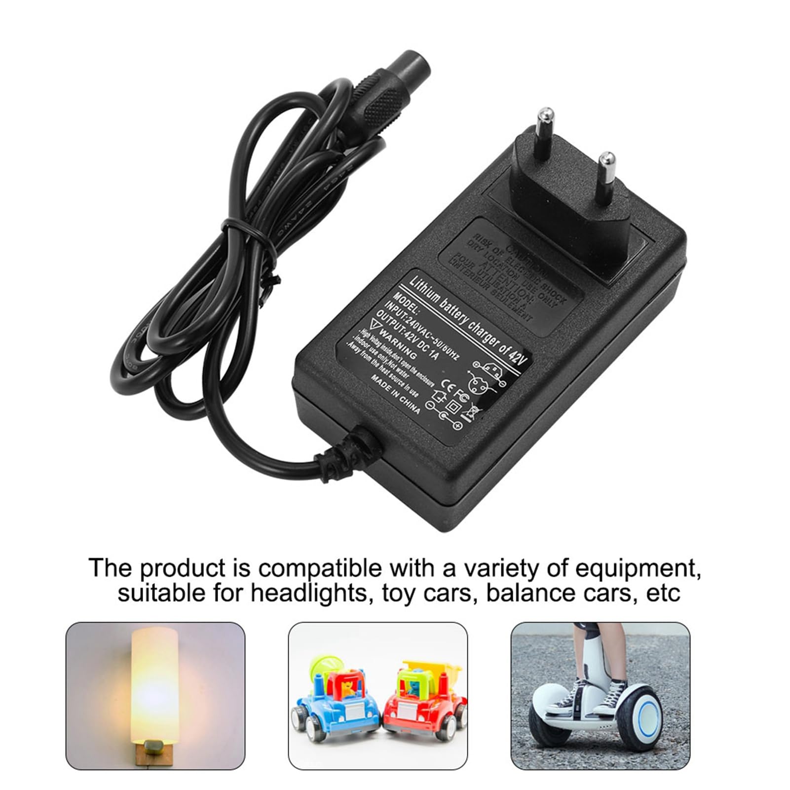 TOP CHARGEUR * Adattatore di alimentazione caricatore 42V per monopattino elettrico Scooter Vivo Bike VivoBike M-VMS2MAX TOP CHARGEUR * Adattatore di alimentazione caricatore 42V per monopattino elettrico Scooter Vivo Bike VivoBike M-VMS2MAX