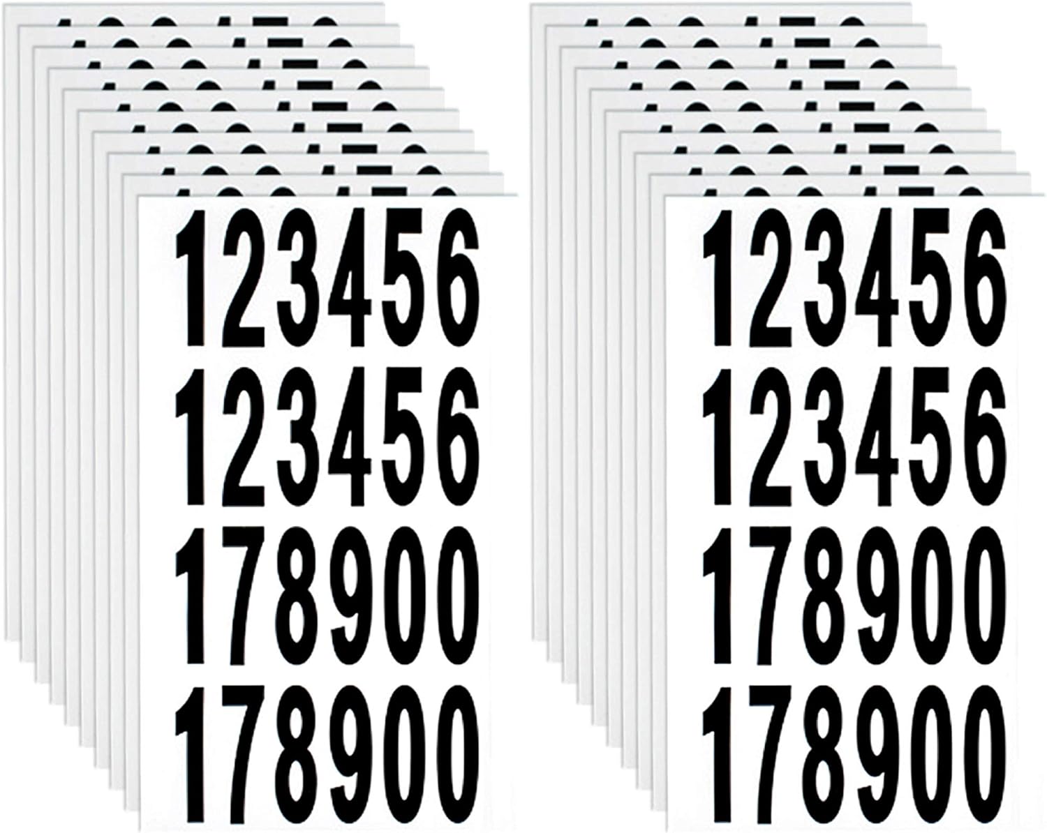 Rcanedny 40 Sheets Numbers Stickers Consecutive S Popular Shop Is The Lowest Price Challenge Number Mailbox