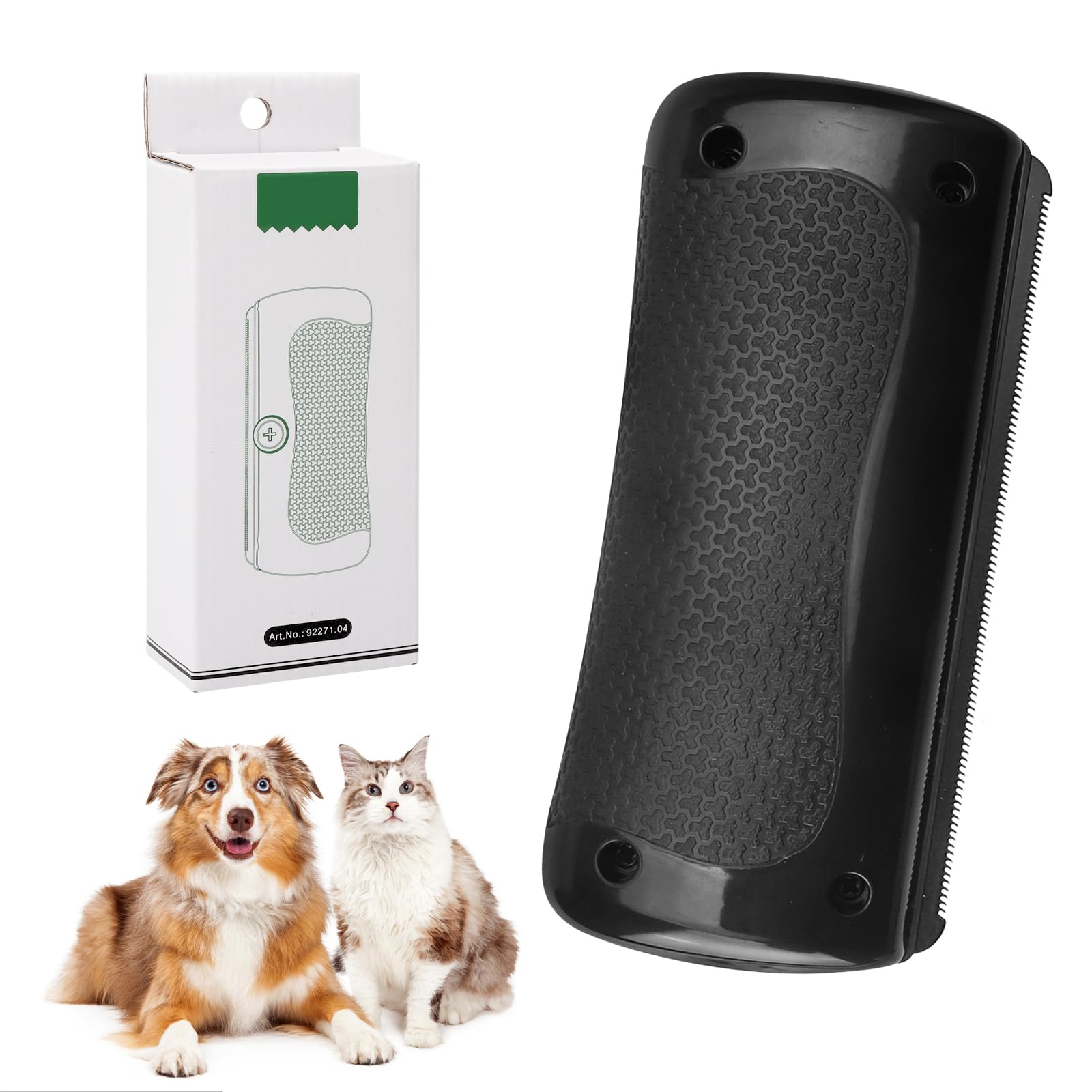 HENGBIRD Quita Pelos Mascota Profesional, Cepillo para Gatos y Perro Quitapelo, Cepillo Perro Pelo Corto Peine Gato Eliminar Suciedad y Pelo, Cepillo para Perros Caballos Conejos