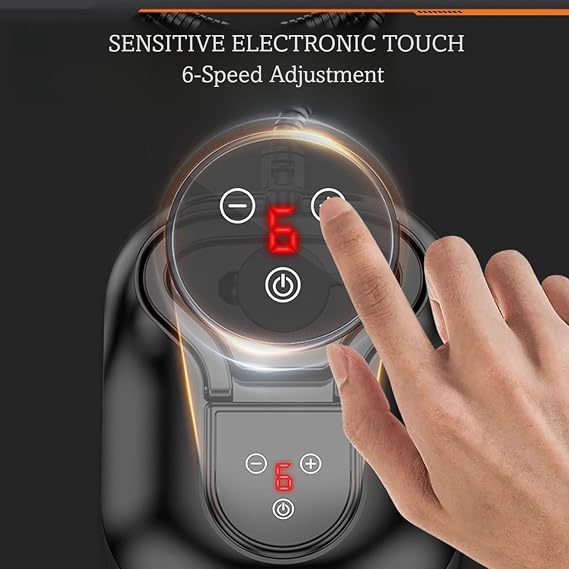 Handheld Steam Cleaner, Touch Screen 6 Levels Adjustable Deep Cleaning Steamer with Portable Handle 1200ml Water Tank