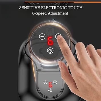 Handheld Steam Cleaner, Touch Screen 6 Levels Adjustable Deep Cleaning Steamer with Portable Handle 1200ml Water Tank