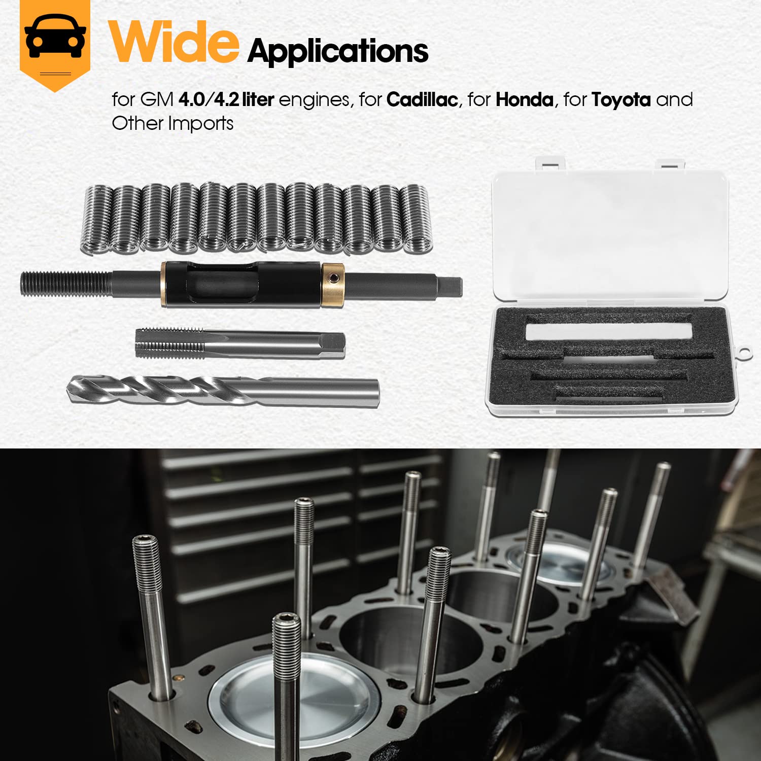 Amazon.com: DearChan 35119S Metric Head Bolt Thread Repair