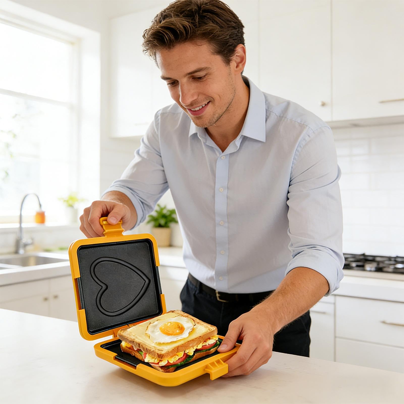 Prensasándwich - Sartén antiadherente plegable