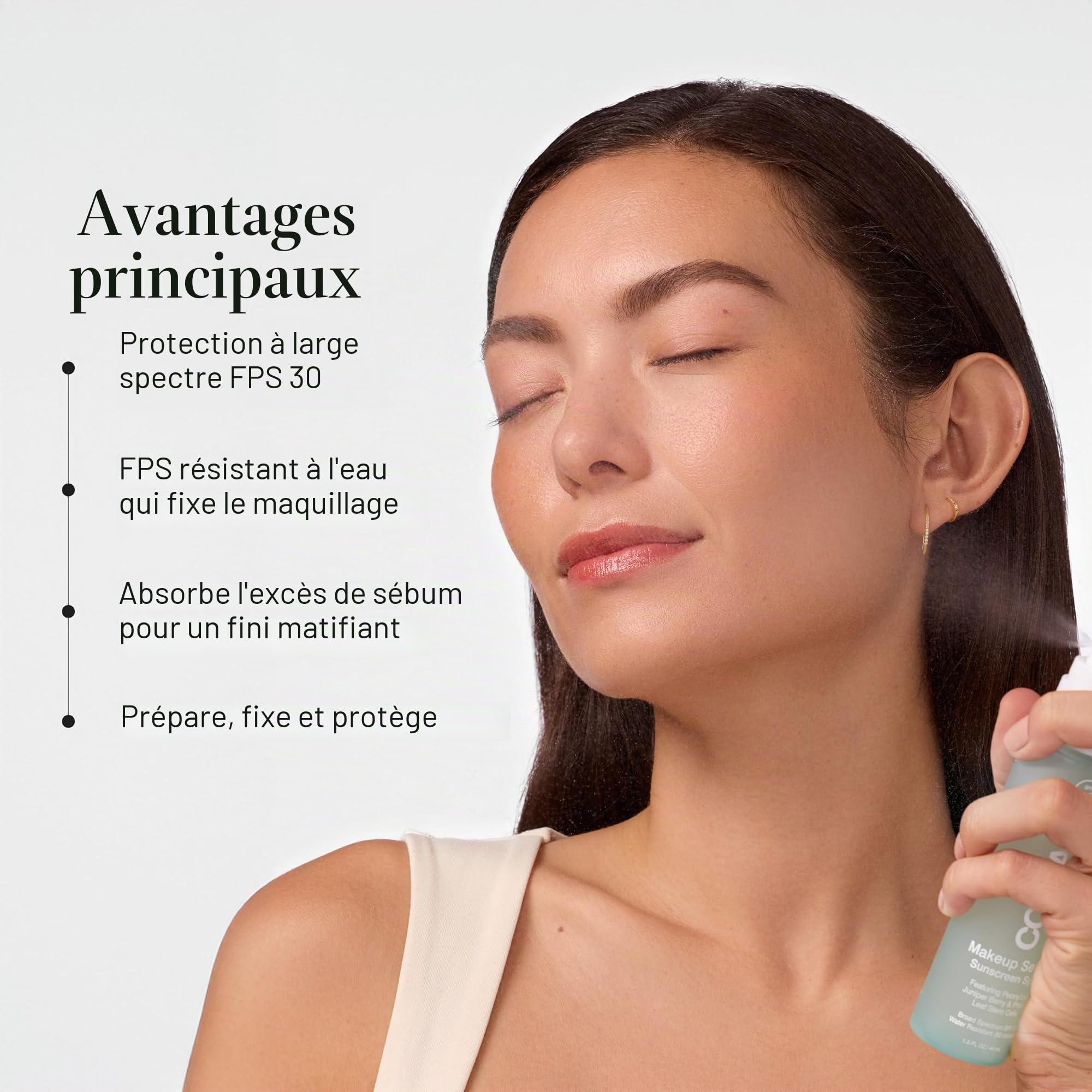 COOLA Brume Solaire Visage, Protection haute performance + éco-responsable, Testée sous contrôle dermatologique, Adaptée aux peaux sensibles + résistante à l'eau