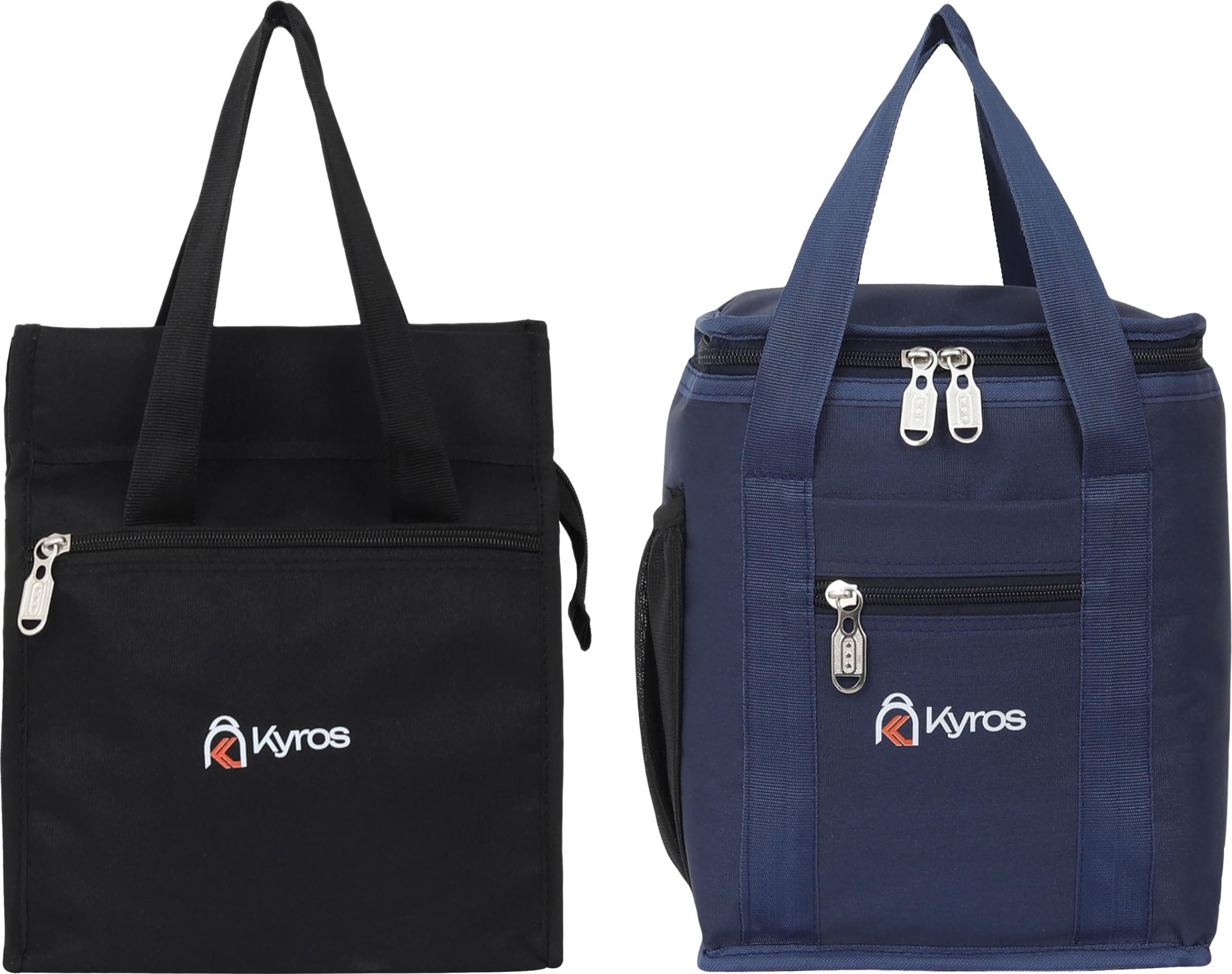 K_Y Lunch Combo Tiffin Bags for Office, School, Picnic, Make-up Kit Bags Waterproof Lunch Bag (Black, Blue, 10 L) (B0CXSTTLDM) Amazon Price History, Amazon Price Tracker