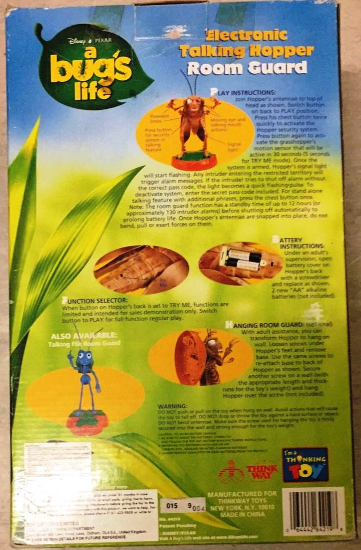 A Bug's Life Electronic Talking Hopper Room Guard : Amazon.com.au