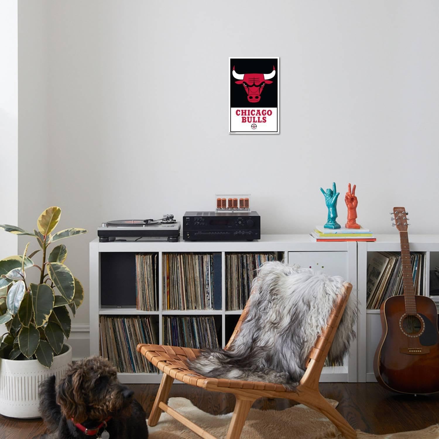 Amazon.com: Trends International NBA Chicago Bulls - Logo 21 Wall