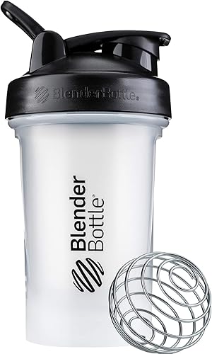 Miniatura 22 de BlenderBottle Classic V2 - Botella mezcladora para batidos de proteínas y entrenamiento previo, 4 onzas, color marrón completo Canela